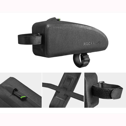 ROCKBROS Fahrrad Rahmentasche wasserdicht Staubfest Schwarz 1L/1,6 L (Fahrradtaschen) kaufen bei Linkreich – Jetzt entdecken!