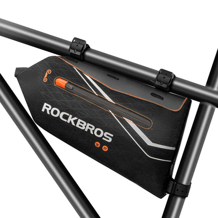 ROCKBROS Fahrrad Rahmentasche wasserdichte Dreiecktasche 3,5L Schwarz (Fahrradtaschen) kaufen bei Linkreich – Jetzt entdecken!