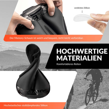 ROCKBROS Fahrrad Sattelbezug Gel Gepolsterter Weicher Fahrradsitz Bezug (Fahrradsattel) kaufen bei Linkreich – Jetzt entdecken!