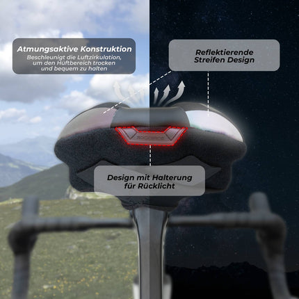 ROCKBROS Fahrrad Sattelbezug Gelüberzug für Fahrradsitz mit Wasserdichter (Fahrradsattel) kaufen bei Linkreich – Jetzt entdecken!