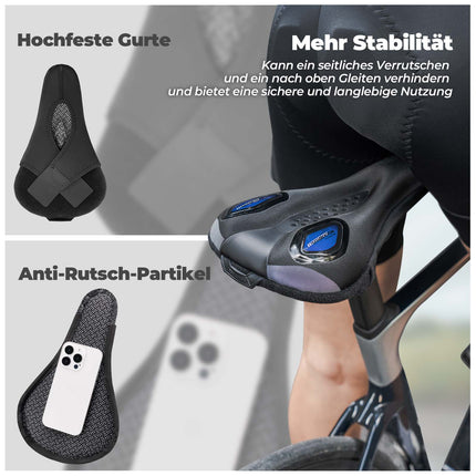 ROCKBROS Fahrrad Sattelbezug Gelüberzug für Fahrradsitz mit Wasserdichter (Fahrradsattel) kaufen bei Linkreich – Jetzt entdecken!