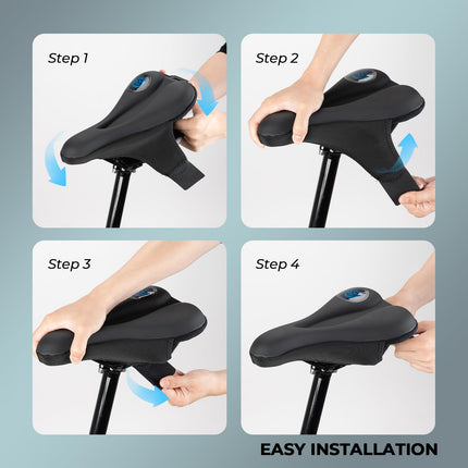 ROCKBROS Fahrrad Sattelbezug wasserdichtem Fahrradsattel Gelüberzug (Fahrradsattel) kaufen bei Linkreich – Jetzt entdecken!