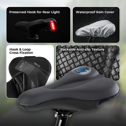 ROCKBROS Fahrrad Sattelbezug wasserdichtem Fahrradsattel Gelüberzug (Fahrradsattel) kaufen bei Linkreich – Jetzt entdecken!