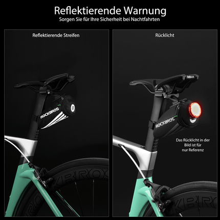 ROCKBROS Fahrrad Satteltasche für MTB/Rennrad/Faltrad Mini Portable