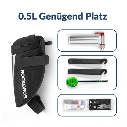 ROCKBROS Fahrrad Satteltasche für MTB/Rennrad/Faltrad Mini Portable (Fahrradtaschen) kaufen bei Linkreich – Jetzt entdecken!
