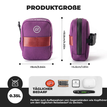 ROCKBROS Fahrrad Satteltasche Kompakte Aufbewahrungstasche Rennrad MTB (Fahrradtaschen) kaufen bei Linkreich – Jetzt entdecken!