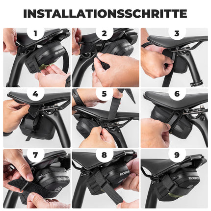 ROCKBROS Fahrrad Satteltasche Kompakte Aufbewahrungstasche Rennrad MTB (Fahrradtaschen) kaufen bei Linkreich – Jetzt entdecken!