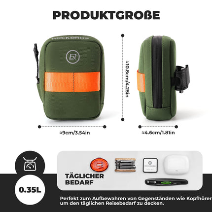 ROCKBROS Fahrrad Satteltasche Kompakte Aufbewahrungstasche Rennrad MTB (Fahrradtaschen) kaufen bei Linkreich – Jetzt entdecken!