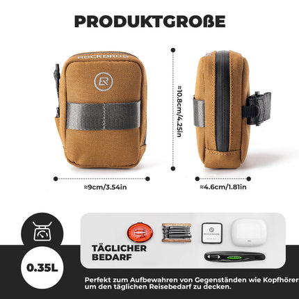 ROCKBROS Fahrrad Satteltasche Kompakte Aufbewahrungstasche Rennrad MTB (Fahrradtaschen) kaufen bei Linkreich – Jetzt entdecken!