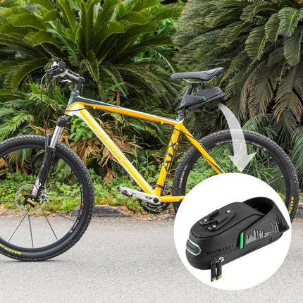 ROCKBROS Fahrrad Satteltasche mit Rücklichthalter wasserdicht 0.7L/0.9L (Fahrradtaschen) kaufen bei Linkreich – Jetzt entdecken!