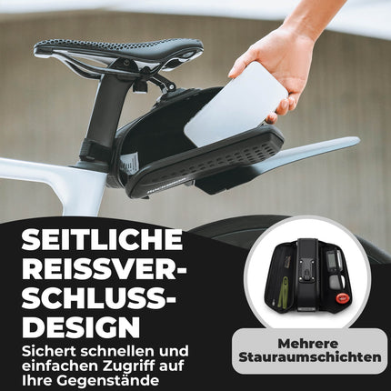 ROCKBROS Fahrrad Satteltasche mit Schutzblech Wasserabweisend 1,3L/0.8L (Fahrradtaschen) kaufen bei Linkreich – Jetzt entdecken!