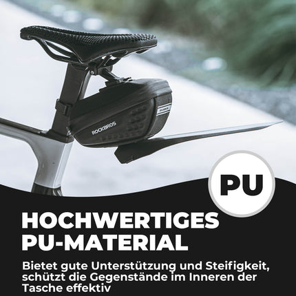 ROCKBROS Fahrrad Satteltasche mit Schutzblech Wasserabweisend 1,3L/0.8L (Fahrradtaschen) kaufen bei Linkreich – Jetzt entdecken!