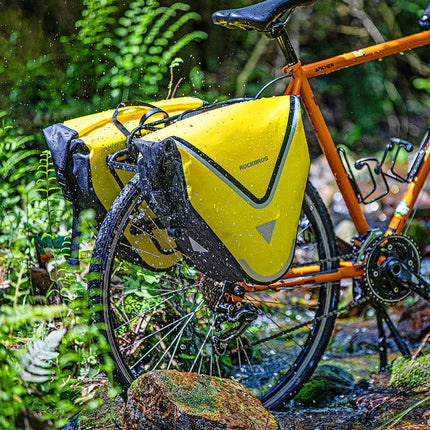 ROCKBROS Fahrrad Transporttasche 100% wasserdichte mit Schultergurt 20L Gelb/Schwarz Gold (Fahrradtaschen) kaufen bei Linkreich – Jetzt entdecken!