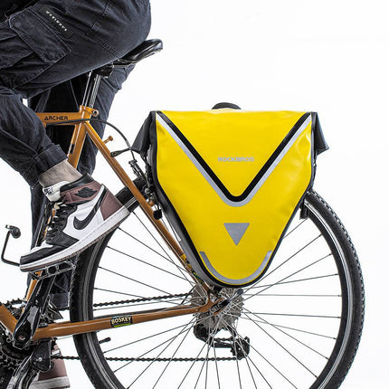 ROCKBROS Fahrrad Transporttasche 100% wasserdichte mit Schultergurt 20L Gelb/Schwarz Gold (Fahrradtaschen) kaufen bei Linkreich – Jetzt entdecken!