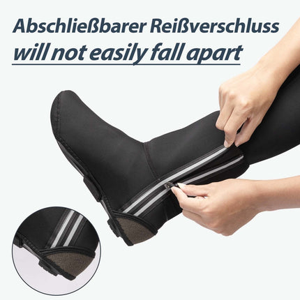ROCKBROS Fahrrad Überschuhe Winter warm Überzieher für Radsport Schwarz (Fahrrad Überschuhe) kaufen bei Linkreich – Jetzt entdecken!