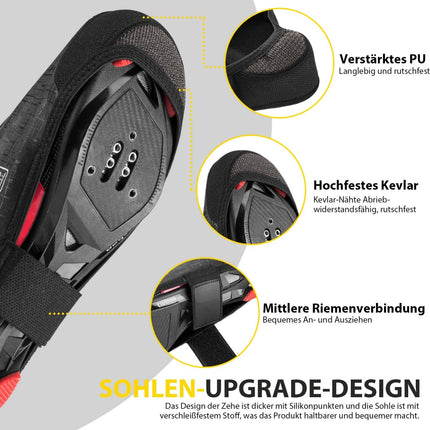 ROCKBROS Fahrrad Überzieher Windfest Wasserabweisend Überschuhe Rennrad MTB Schwarz (Fahrrad Überschuhe) kaufen bei Linkreich – Jetzt entdecken!
