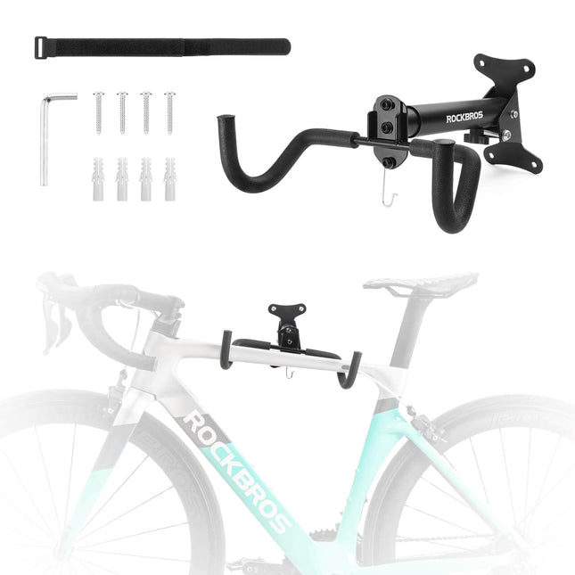ROCKBROS Fahrrad Wandhalterung Robust Fahrradhalter Verstellbar 15kg