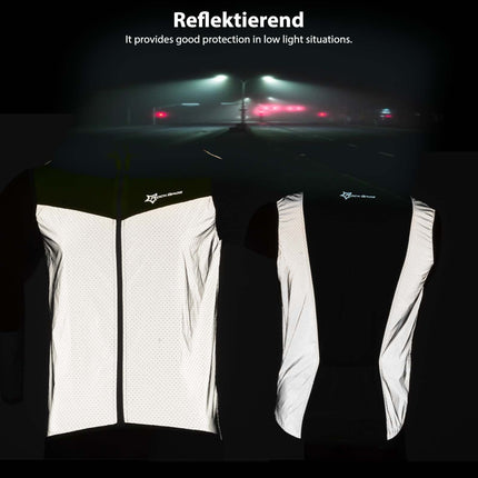 ROCKBROS Fahrrad Warnweste Reflektierende Fahrradweste Winddicht Atmungsaktiv (Fahrradjacke) kaufen bei Linkreich – Jetzt entdecken!