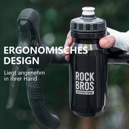 ROCKBROS Fahrrad Wasserflasche 600ml Trinkflasche BPA - Frei Auslaufsichere Flasche (Fahrradflasche) kaufen bei Linkreich – Jetzt entdecken!