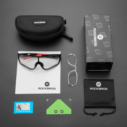 ROCKBROS Fahrradbrille Photochromic Sportbrille UV400 Schutz Damen/Herren (Fahrradbrille) kaufen bei Linkreich – Jetzt entdecken!