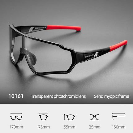 ROCKBROS Fahrradbrille Photochromic Sportbrille UV400 Schutz Damen/Herren (Fahrradbrille) kaufen bei Linkreich – Jetzt entdecken!