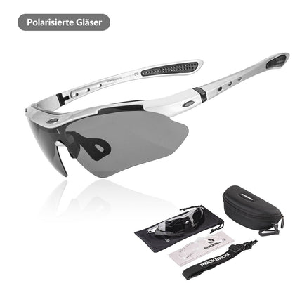 Polarisierte Fahrrad-Sonnenbrille mit UV400-Schutz