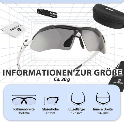 ROCKBROS Fahrradbrille Polarisiert Brille Sonnenbrille UV400 Schutz (Fahrradbrille) kaufen bei Linkreich – Jetzt entdecken!