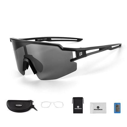 ROCKBROS Fahrradbrille Polarisiert Sportbrille winddichte Sonnenbrille UV400 Schutz (Fahrradbrille) kaufen bei Linkreich – Jetzt entdecken!