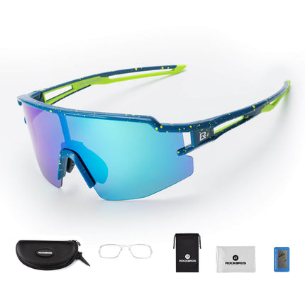 ROCKBROS Fahrradbrille Polarisiert Sportbrille winddichte Sonnenbrille UV400 Schutz (Fahrradbrille) kaufen bei Linkreich – Jetzt entdecken!