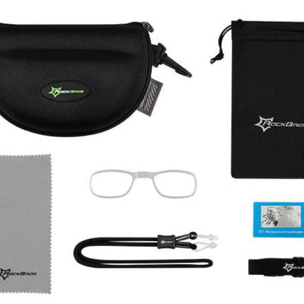Polarisierte Fahrradbrille mit 5 Wechselgläsern