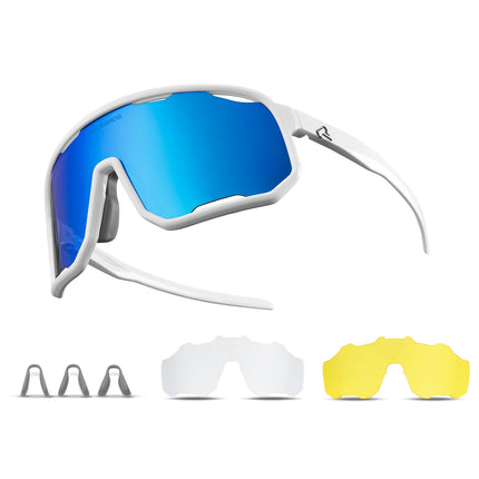 ROCKBROS Fahrradbrille Polarisierte Sonnenbrille UV - Schutz Wechsel - Nasenpads Damen/Herren (Fahrradbrille) kaufen bei Linkreich – Jetzt entdecken!