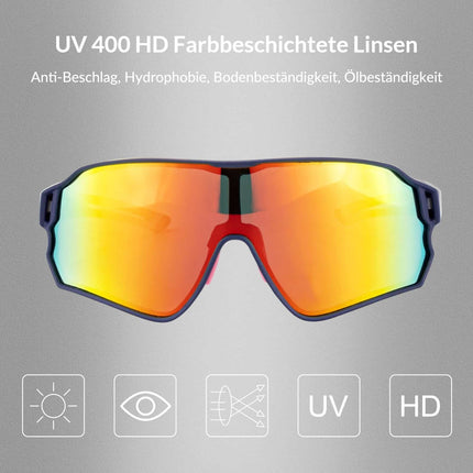 ROCKBROS Fahrradbrille Polarisierte Sportsbrille mit UV - Schutz (Fahrradbrille) kaufen bei Linkreich – Jetzt entdecken!