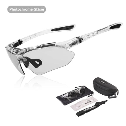 ROCKBROS Fahrradbrille Selbsttönend Brille Sonnenbrille UV 400 Schutz (Fahrradbrille) kaufen bei Linkreich – Jetzt entdecken!