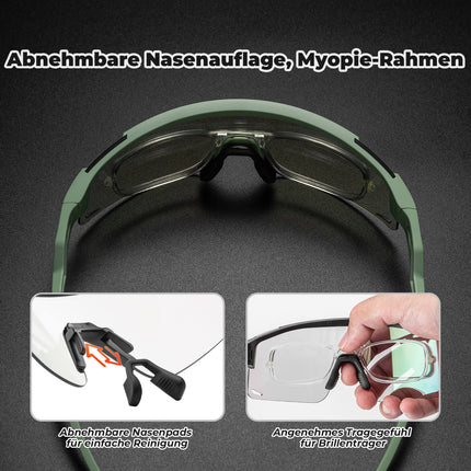 ROCKBROS Fahrradbrille Selbsttönend/Polarisiert Antibeschlag Winddicht UV - Schutz (Fahrradbrille) kaufen bei Linkreich – Jetzt entdecken!