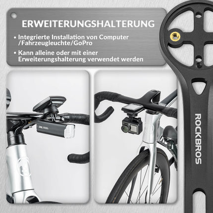 ROCKBROS Fahrradcomputer Halterung Kompatibel mit Garmin/Wahoo/Bryton/GPS (Fahrrad Handyhalterung) kaufen bei Linkreich – Jetzt entdecken!