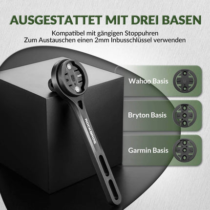 ROCKBROS Fahrradcomputer Halterung Kompatibel mit Garmin/Wahoo/Bryton/GPS (Fahrrad Handyhalterung) kaufen bei Linkreich – Jetzt entdecken!
