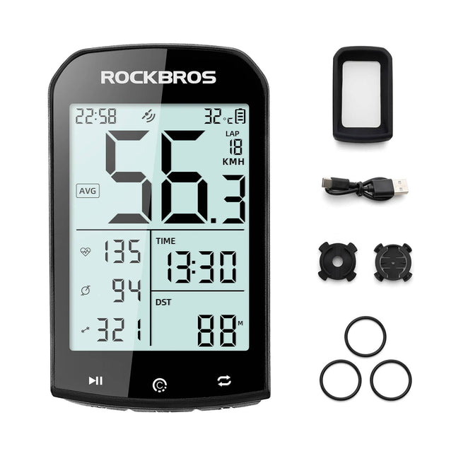 ROCKBROS Fahrradcomputer Kabellos GPS wasserdicht Tachometer und Kilometerzähler (Fahrradcomputer) kaufen bei Linkreich – Jetzt entdecken!