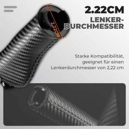 ROCKBROS Fahrradgriffe Kohlenstoffmuster Lenkergriffe Rutschfest 22,2mm (Fahrradgriffe) kaufen bei Linkreich – Jetzt entdecken!