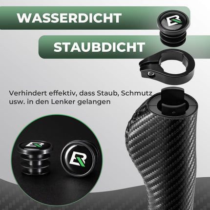ROCKBROS Fahrradgriffe Kohlenstoffmuster Lenkergriffe Rutschfest 22,2mm (Fahrradgriffe) kaufen bei Linkreich – Jetzt entdecken!
