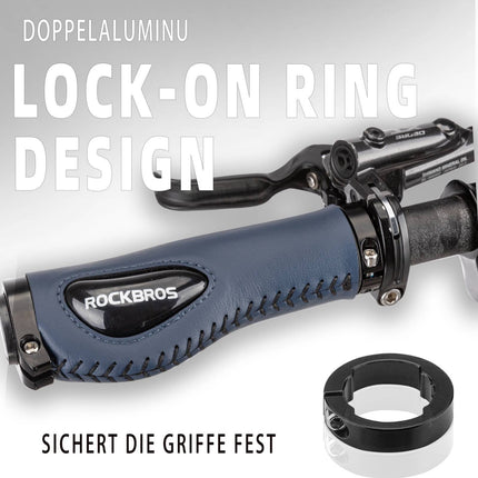 ROCKBROS Fahrradgriffe Ledergriffe für Lenker mit 22,2 mm Durchmesser (Fahrradgriffe) kaufen bei Linkreich – Jetzt entdecken!