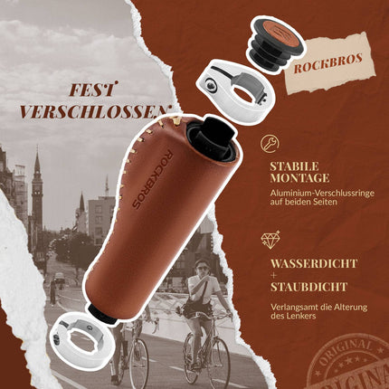ROCKBROS Fahrradgriffe MTB Retro Lenkergriffe Ergonomisch Design (Fahrradgriffe) kaufen bei Linkreich – Jetzt entdecken!