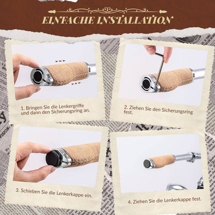 ROCKBROS Fahrradgriffe MTB Retro Lenkergriffe Ergonomisch Design (Fahrradgriffe) kaufen bei Linkreich – Jetzt entdecken!