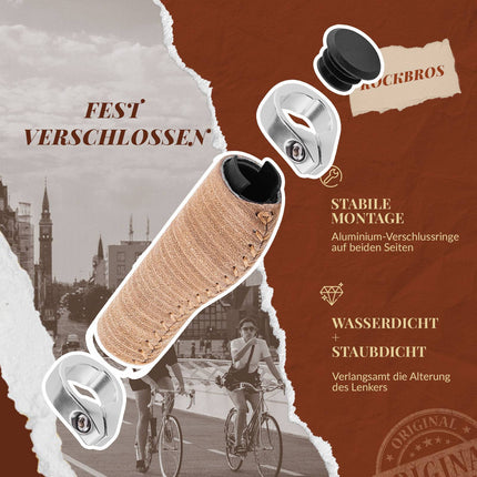 ROCKBROS Fahrradgriffe MTB Retro Lenkergriffe Ergonomisch Design (Fahrradgriffe) kaufen bei Linkreich – Jetzt entdecken!