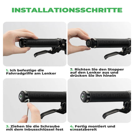 ROCKBROS Fahrradgriffe rutschfest Doppelverschluss 22,2mm (Fahrradgriffe) kaufen bei Linkreich – Jetzt entdecken!