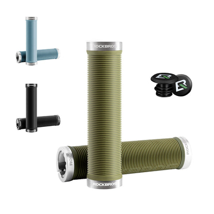 ROCKBROS Fahrradgriffe rutschfest Doppelverschluss 22,2mm (Fahrradgriffe) kaufen bei Linkreich – Jetzt entdecken!