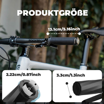 ROCKBROS Fahrradgriffe rutschfest Doppelverschluss 22,2mm (Fahrradgriffe) kaufen bei Linkreich – Jetzt entdecken!