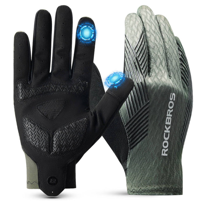 ROCKBROS Fahrradhandschuhe Damen/Herren Touchscreen Anti-Rutsch Dünne