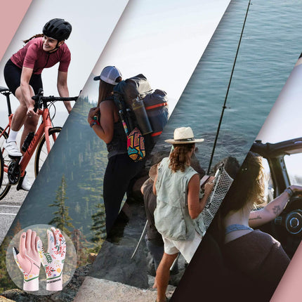 ROCKBROS Fahrradhandschuhe Damen Winddicht Handschuhe Touchscreen Atmungsaktiv (Fahrradhandschuhe) kaufen bei Linkreich – Jetzt entdecken!