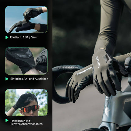 ROCKBROS Fahrradhandschuhe Damen/Herren Touchscreen Anti - Rutsch Dünne (Fahrradhandschuhe) kaufen bei Linkreich – Jetzt entdecken!