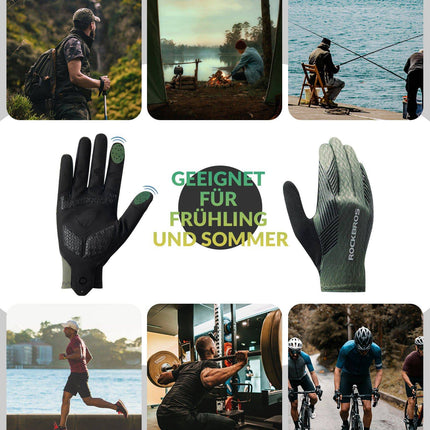 ROCKBROS Fahrradhandschuhe Damen/Herren Touchscreen Anti - Rutsch Dünne (Fahrradhandschuhe) kaufen bei Linkreich – Jetzt entdecken!